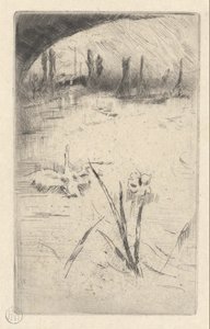 Cisne e Íris de James Abbott McNeill Whistler