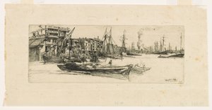 Armazéns do Tamisa de James Abbott McNeill Whistler