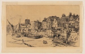 O "Adão e Eva", Old Chelsea de James Abbott McNeill Whistler
