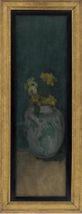 A Garota Azul (fragmento): Amarelo e Azul de James Abbott McNeill Whistler