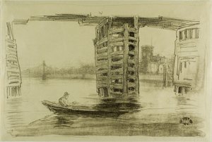 A ponte larga de James Abbott McNeill Whistler
