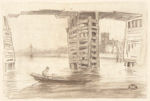 A Ponte Larga de James Abbott McNeill Whistler