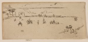 O cavalo bucking, oeste selvagem de James Abbott McNeill Whistler