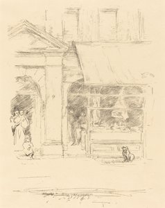 O cão do açougueiro de James Abbott McNeill Whistler