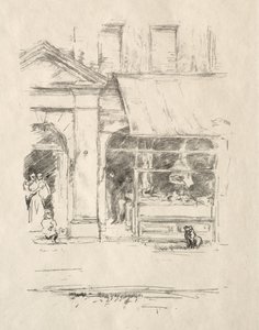 O cão do talhante de James McNeill Whistler
