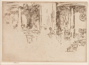 A Igreja - Bruxelas (Adoração) de James Abbott McNeill Whistler