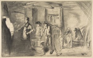 A forja, de «Uma série de dezasseis águas-fortes de cenas no Tamisa e outros temas» de James McNeill Whistler