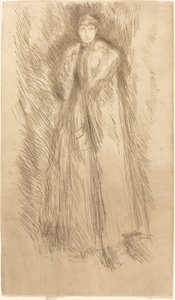 O Manto de Pele de James Abbott McNeill Whistler