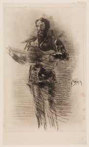 O Guitarrista (M.W. Ridley) de James Abbott McNeill Whistler