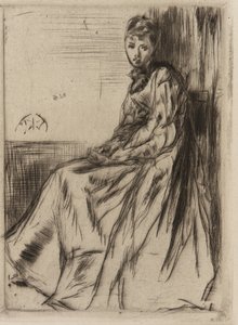A Carta (Maud, sentada) de James Abbott McNeill Whistler