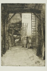 O Queimador de Cal de James Abbott McNeill Whistler