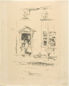 The Little Doorway, Lyme Regis de James McNeill Whistler