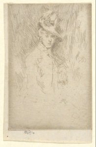 O Chapéu Pequeno de James Abbott McNeill Whistler