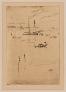 A pequena lagoa de James Abbott McNeill Whistler