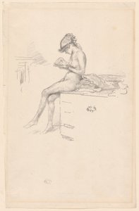 A modelo nua, lendo de James Abbott McNeill Whistler