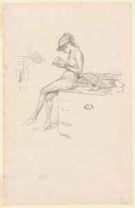A modelo nua, lendo de James Abbott McNeill Whistler