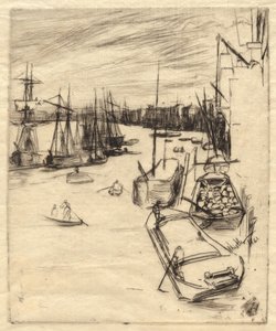 O Pequeno Rotherhithe de James Abbott McNeill Whistler