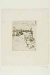 O Pequeno Rotherhithe de James Abbott McNeill Whistler