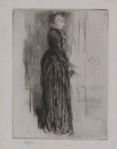 O Pequeno Vestido de Veludo de James McNeill Whistler