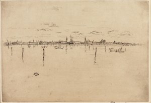 A Pequena Veneza de James Abbott McNeill Whistler