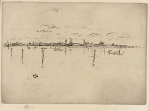 A Pequena Veneza de James Abbott McNeill Whistler