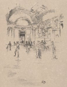 A Galeria Longa, do Louvre de James McNeill Whistler