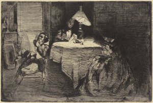 A sala de música de James Abbott McNeill Whistler