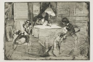 A sala de música de James Abbott McNeill Whistler