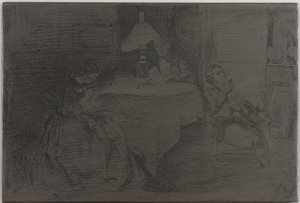 A sala de música de James Abbott McNeill Whistler