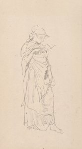 O romance - rapariga a ler de James McNeill Whistler