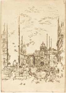 A Piazzeta de James Abbott McNeill Whistler