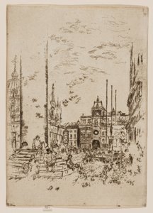 A Piazzeta de James Abbott McNeill Whistler