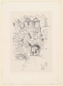 A casa do padre, Rouen de James McNeill Whistler