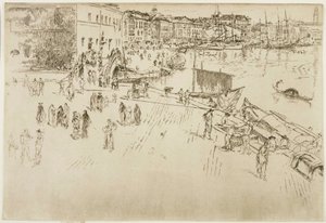 A Riva, n.º 1 de James McNeill Whistler