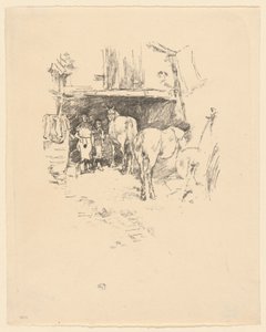 O pátio dos Smith de James McNeill Whistler