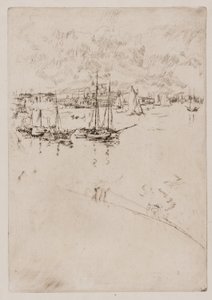 O barco a vapor, Veneza de James Abbott McNeill Whistler