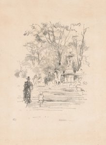 Os Passos, Luxemburgo de James Abbott McNeill Whistler