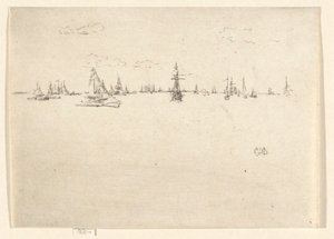 O Navio Turret, do Conjunto Jubilar de James Abbott McNeill Whistler