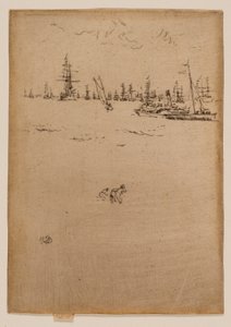 O barco dos visitantes de James McNeill Whistler