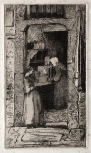 Doze gravuras da natureza:  La Marchande de Moutarde de James McNeill Whistler