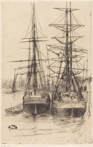 Dois navios de James McNeill Whistler