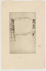 Sob a ponte velha de Battersea de James Abbott McNeill Whistler
