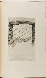 Sob a ponte velha de Battersea de James Abbott McNeill Whistler