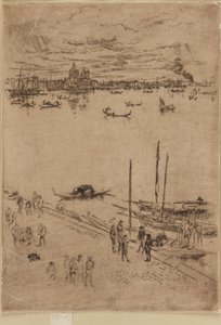 Veneza vertical de James Abbott McNeill Whistler
