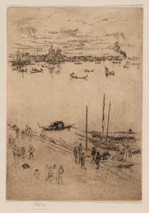 Veneza vertical de James Abbott McNeill Whistler