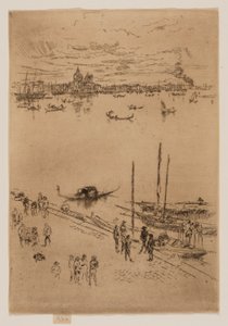 Veneza vertical de James Abbott McNeill Whistler