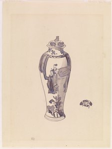 Vaso com corpo ligeiramente abaulado de James Abbott McNeill Whistler