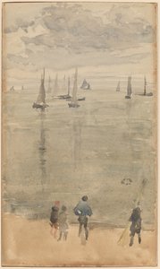Violeta [Nota?]... O Retorno dos Barcos de Pesca de James Abbott McNeill Whistler