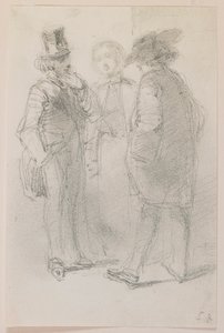 Assobiador com amigos de James Abbott McNeill Whistler