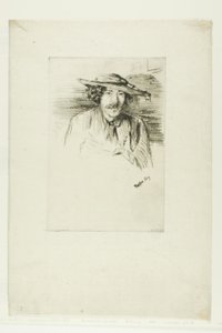 Assobiador com um chapéu de James Abbott McNeill Whistler